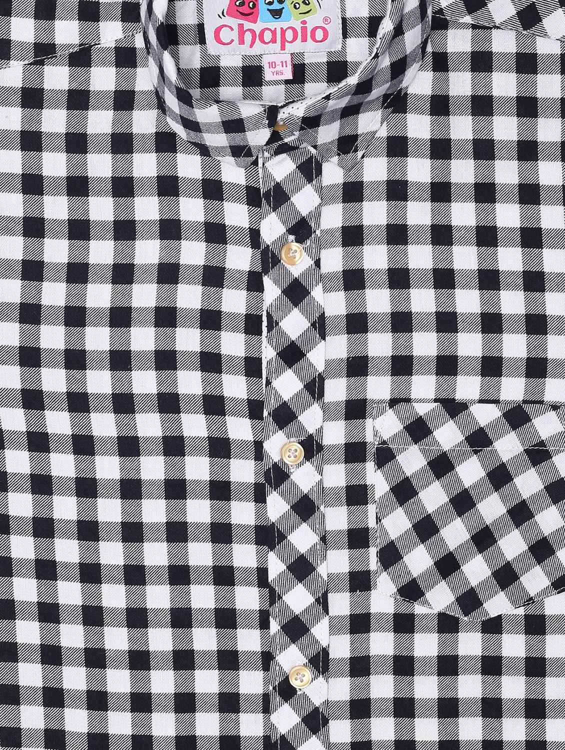 black cotton shirt - 16585539 - Zoom Image - 3