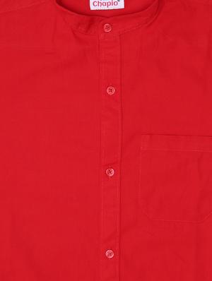 red cotton shirt - 16585701 - Standard Image - 3
