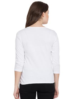 round neck solid tee - 16585862 - Standard Image - 3