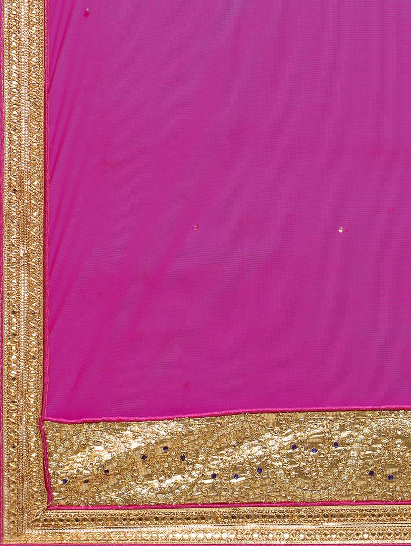 embroidered contrast lehenga - 16585937 - Zoom Image - 6