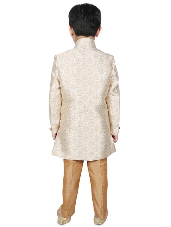white cotton kurta set - 16586070 - Zoom Image - 3