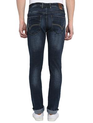 navy blue heavy washed denim jeans - 16587295 - Standard Image - 3