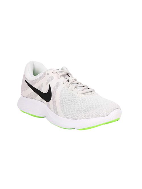white mesh lace up sport shoes - 16587319 - Standard Image - 1