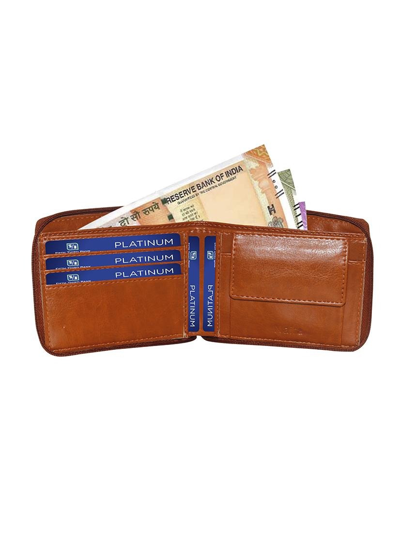 mustard leatherette wallet - 16587626 - Zoom Image - 3