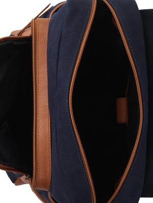 bluetan canvas backpack - 16589049 - Standard Image - 3
