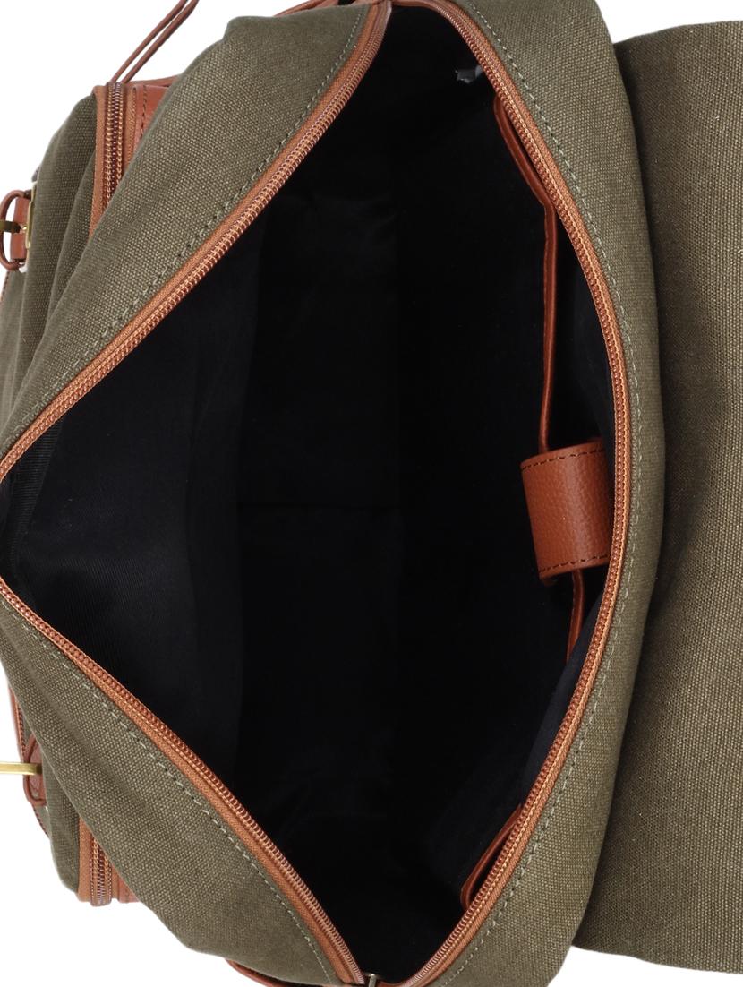 olive tan canvas backpack - 16589082 - Zoom Image - 3