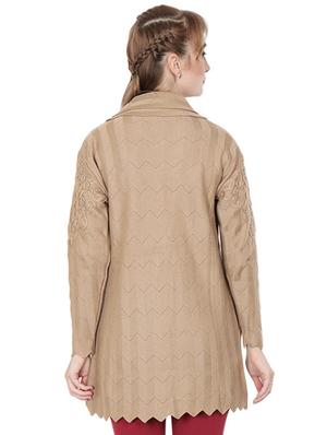 long sleeved wool cardigan - 16589093 - Standard Image - 3