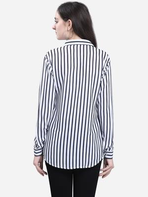 long sleeved striped shirt - 16589590 - Standard Image - 3