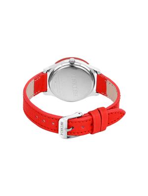pinkish round dial analog watch pw-004 - 16591319 - Standard Image - 3