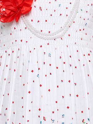 red cotton frock - 16591348 - Standard Image - 3