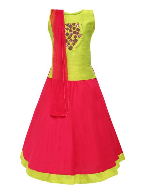 round neck embellished lehnga choli - 16591400 - Standard Image - 1