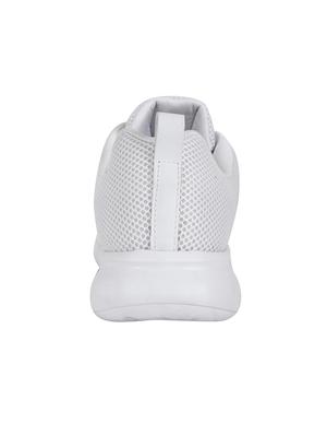 white mesh lace up sport shoes - 16591444 - Standard Image - 3