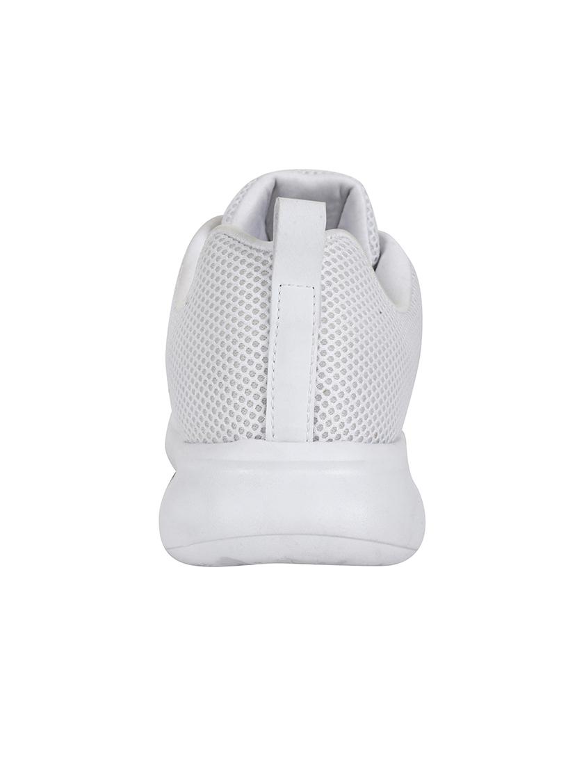 white mesh lace up sport shoes - 16591444 - Zoom Image - 3