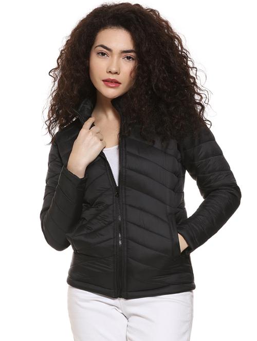 pocket detail bomber/biker jacket - 16592287 - Standard Image - 1
