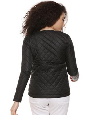 styled neck bomber/biker jacket - 16592290 - Standard Image - 3