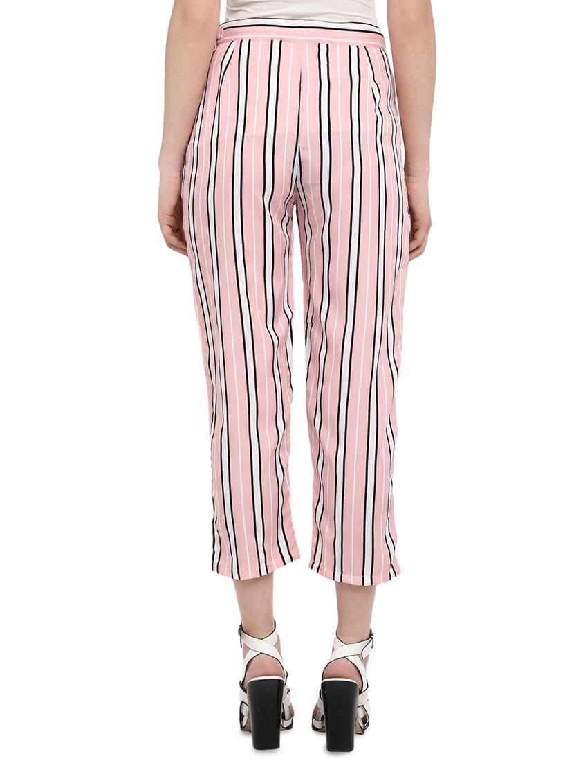 tie knot striped trousers - 16592336 - Zoom Image - 3