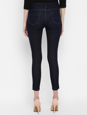 high rise side tapping jean - 16592341 - Standard Image - 3