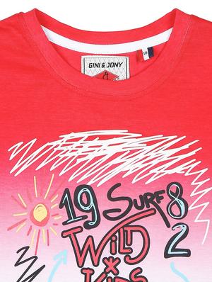 round neck quirky print t-shirt - 16593539 - Standard Image - 3