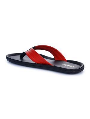red leather toe separator slippers - 16595234 - Standard Image - 3