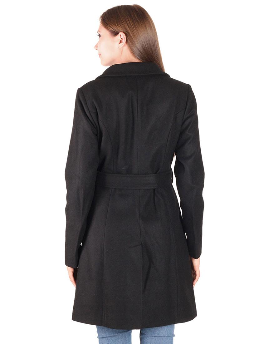 contrast detail belted overcoat - 16596008 - Zoom Image - 3