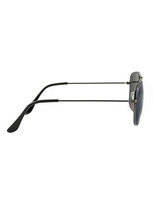 royal son uv protection retro square carven sunglasses for women (black lens) - 16596785 - Standard Image - 3