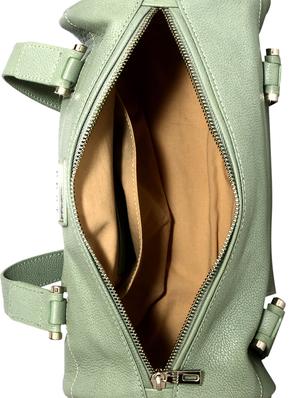 green leather duffel bag - 16598373 - Standard Image - 3
