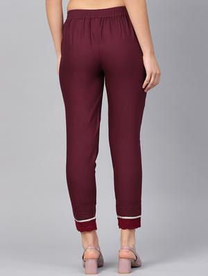 solid straight tapered pant - 16599677 - Standard Image - 3