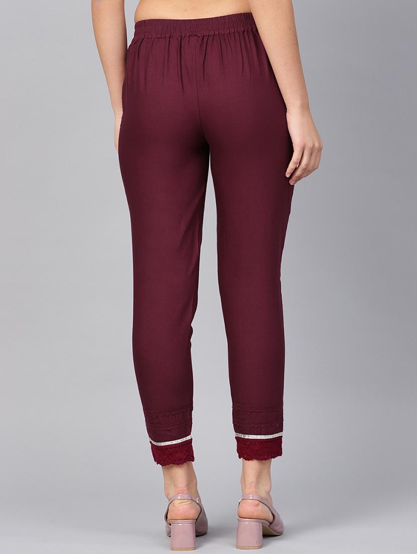 solid straight tapered pant - 16599677 - Zoom Image - 3