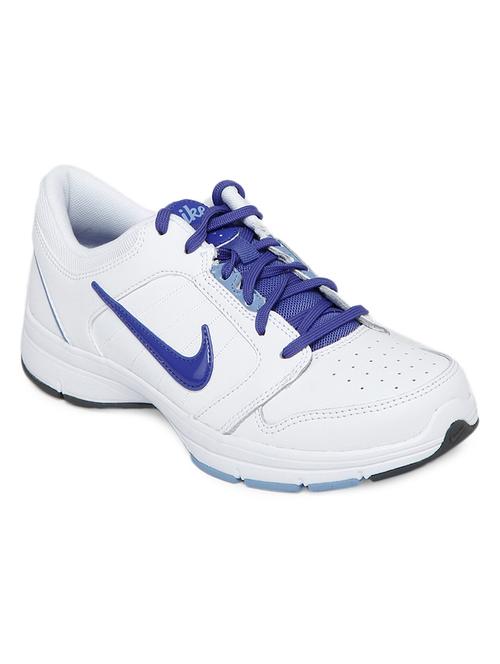 white leather lace up sport shoes - 16600386 - Very Small Image - 1
