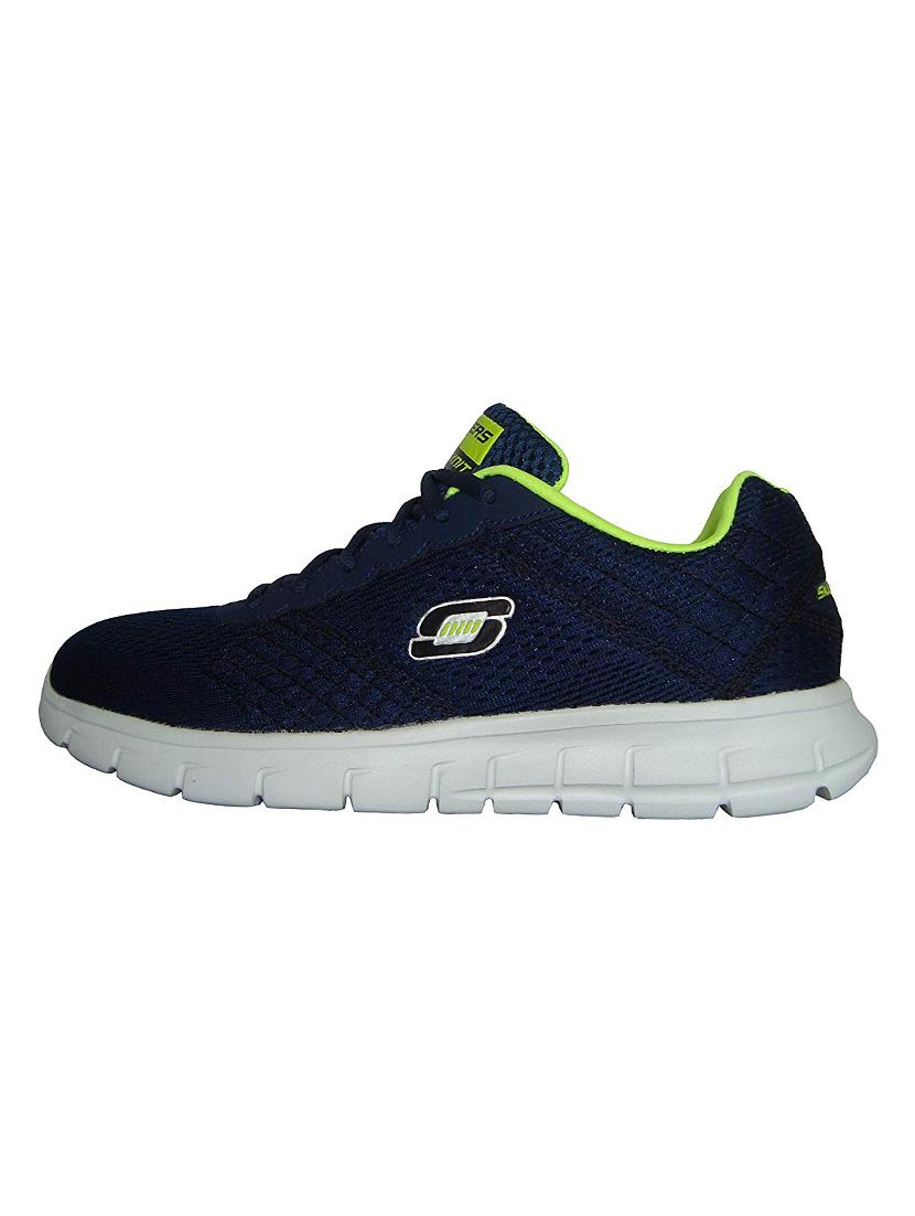 blue lace up sport shoes - 16600634 - Zoom Image - 3