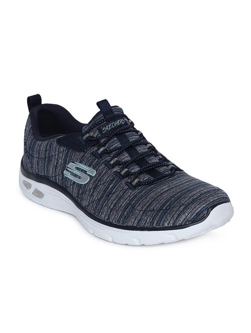 navy lace up sport shoes - 16600659 - Standard Image - 1