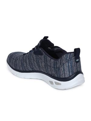 navy lace up sport shoes - 16600659 - Standard Image - 3