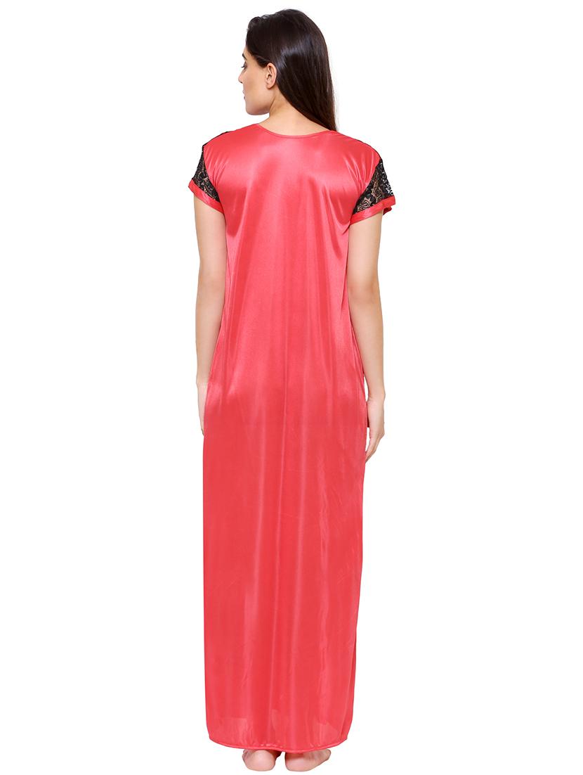 bow patch floral lace nighty - 16600846 - Zoom Image - 3