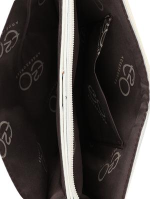 white leatherette (pu) regular clutch - 16600933 - Standard Image - 3