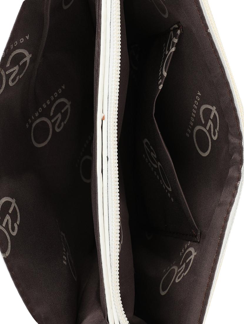 white leatherette (pu) regular clutch - 16600933 - Zoom Image - 3