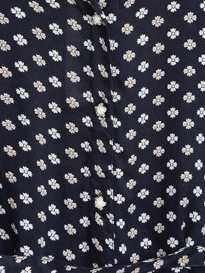 blue cotton frock - 16601525 - Standard Image - 3