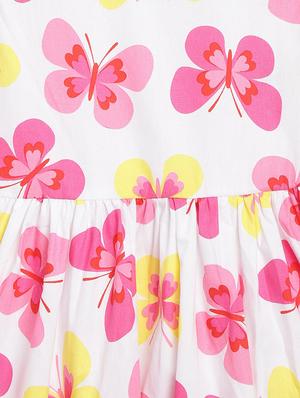 white cotton frock - 16601526 - Standard Image - 3
