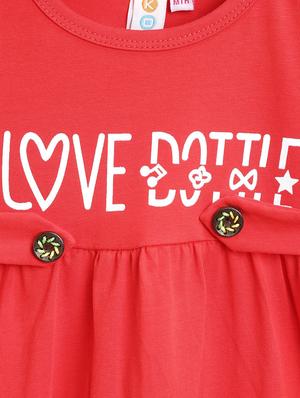 red cotton frock - 16601564 - Standard Image - 3