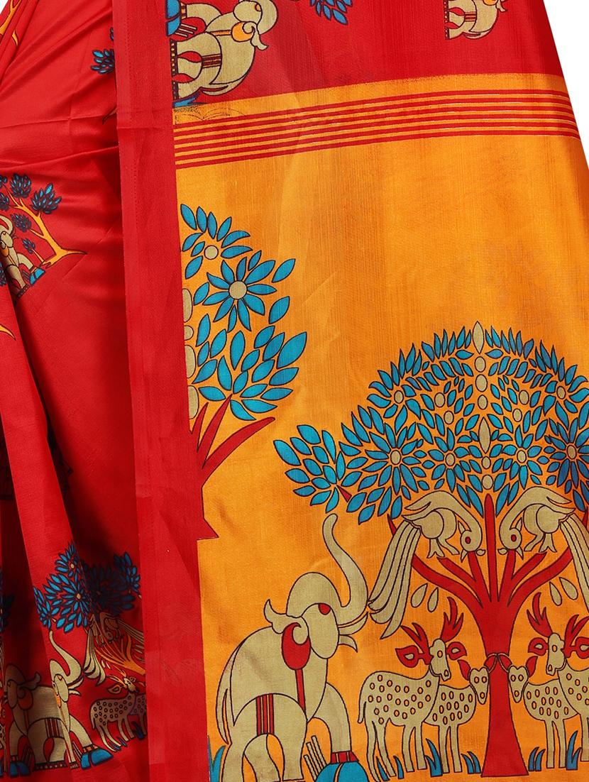 conversational mysore silk saree with blouse - 16601970 - Zoom Image - 3