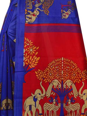conversational mysore silk saree with blouse - 16601973 - Standard Image - 3