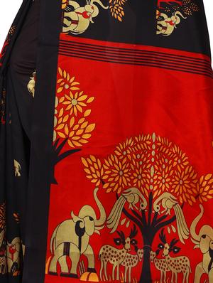 conversational mysore silk saree with blouse - 16601974 - Standard Image - 3