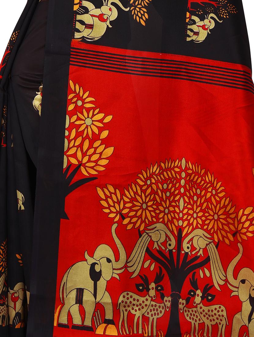 conversational mysore silk saree with blouse - 16601974 - Zoom Image - 3