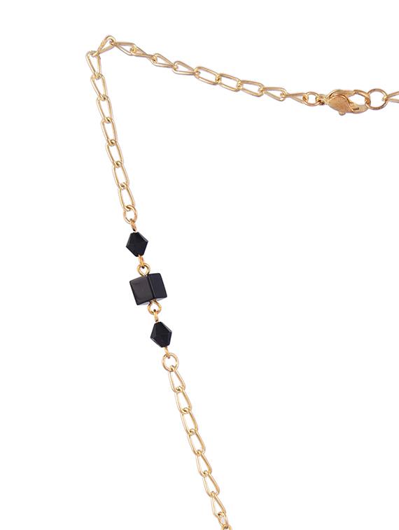 black glass chain necklace - 16602235 - Zoom Image - 3