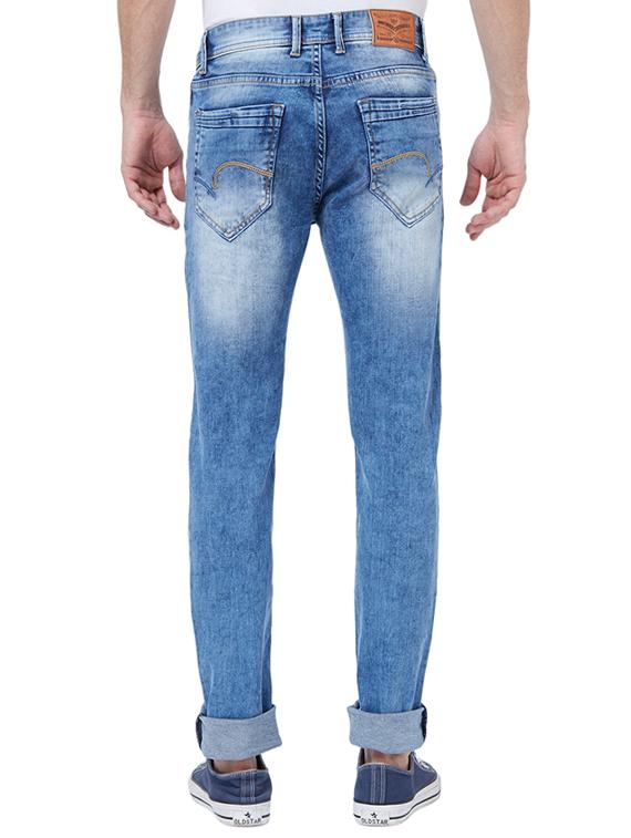 blue heavy washed jeans - 16602945 - Zoom Image - 3