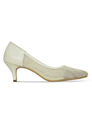 white slip on pumps - 16603018 - Standard Image - 3