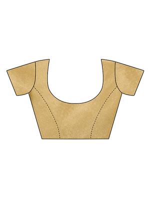 solid woven saree with blouse - 16603053 - Standard Image - 3