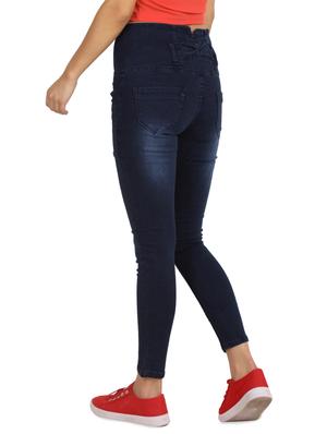 high rise stone washed jeans - 16604159 - Standard Image - 3