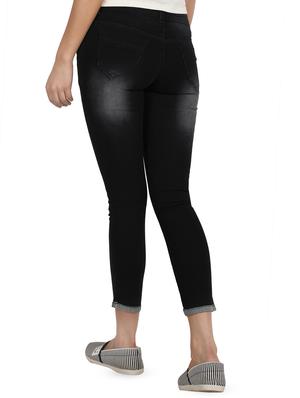 high rise stone wash jeans - 16604161 - Standard Image - 3