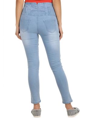 high rise stone washed jeans - 16604162 - Standard Image - 3