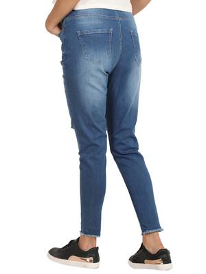 high rise stone washed jeans - 16604166 - Standard Image - 3